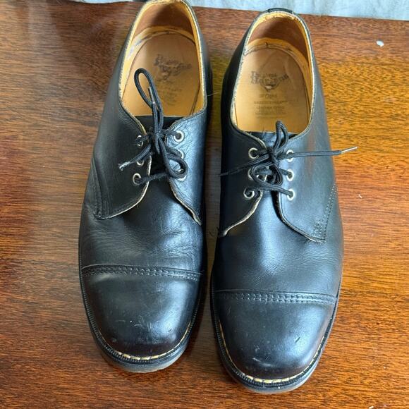 Vintage 90s DR MARTENS Shoes STEEL TOE 9875 Oxfords Made in ENGLAND UK 12 main image 11